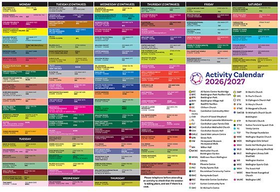 Activity Calendar 2024