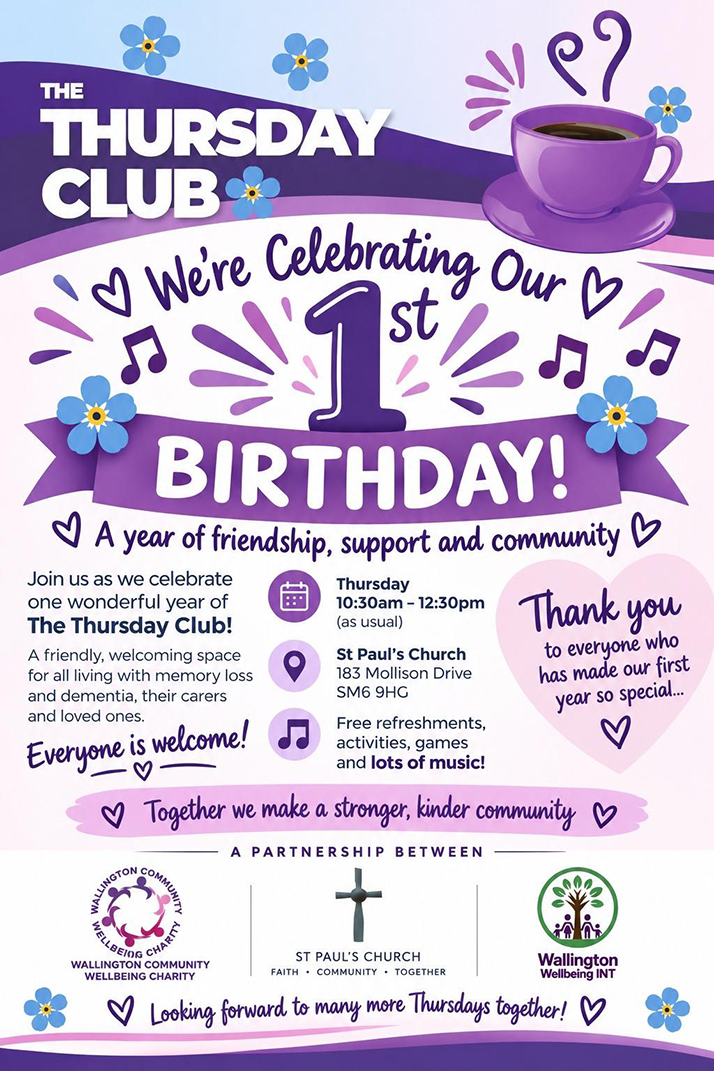 thursday club first birthday